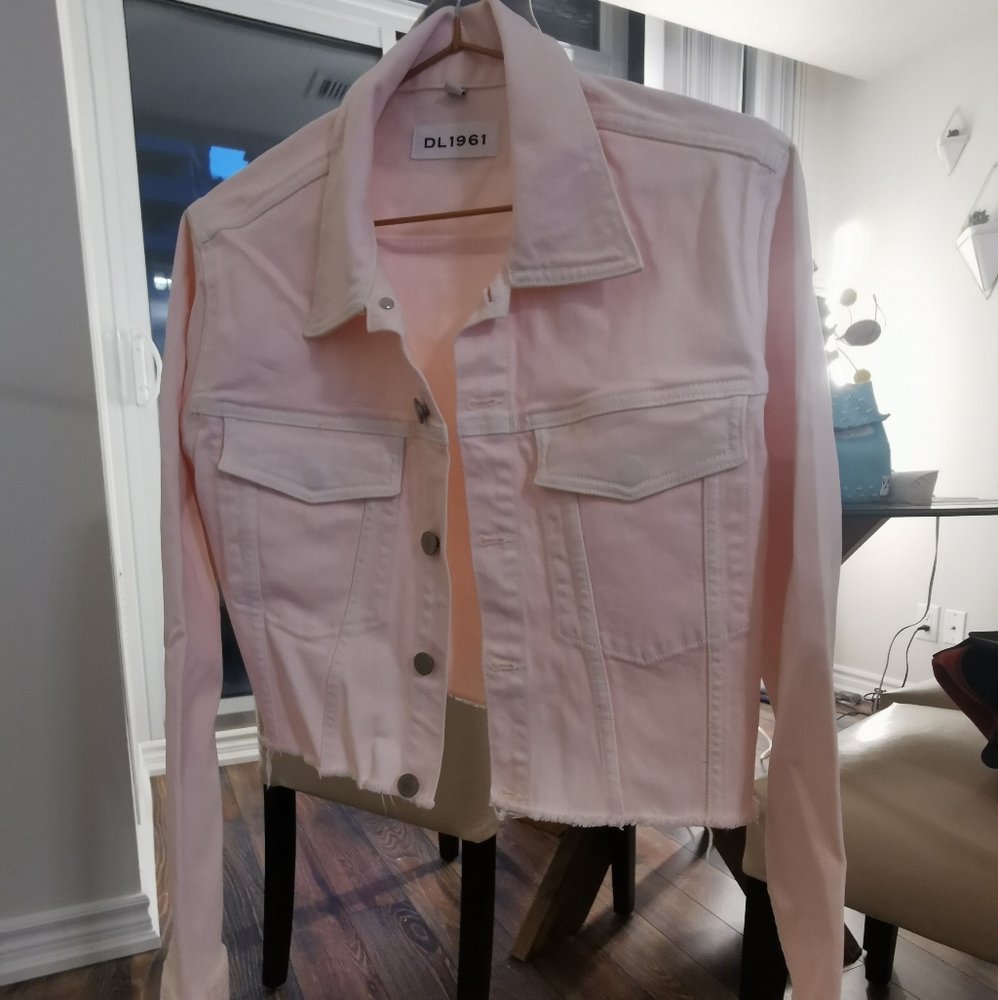 DL 1961 cropped boyfriend denim jacket